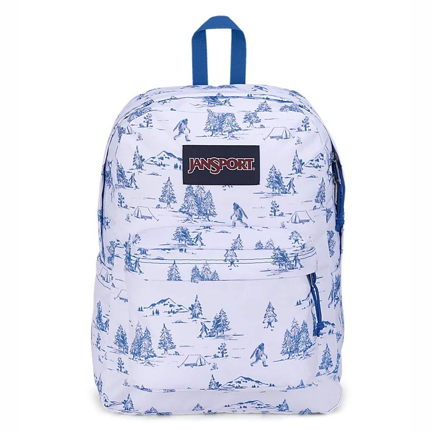 Sac à Dos Ordinateur JanSport SuperBreak? Plus Blanche Bleu | BWH-19470803